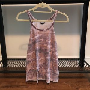 Express pink camo shirt